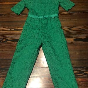 JANIE and JACK Girl’s One Piece Pants & Top. Sz 12